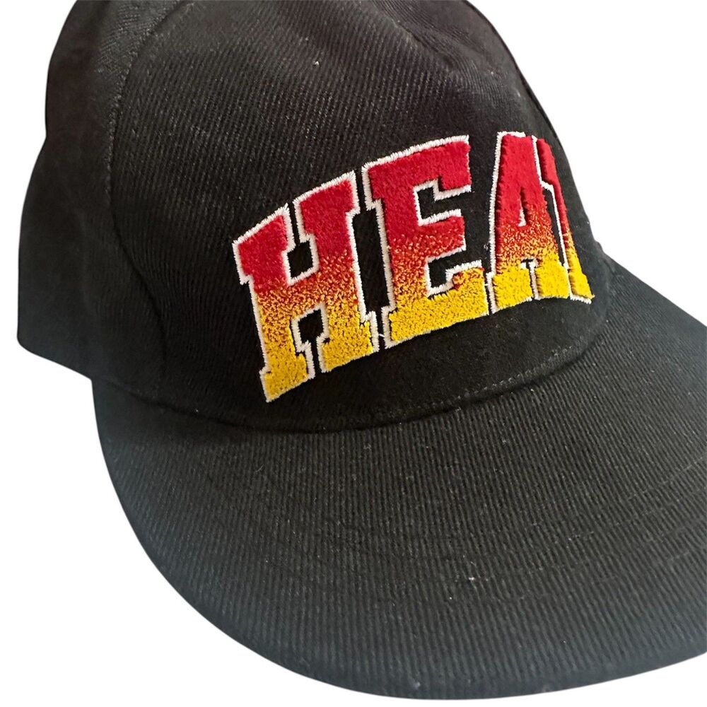 Miami Heat Adjustable Men Black Hat Cap Basketball Sports Casual Summer Official